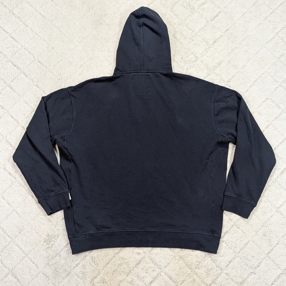 Hugo Boss Russell Athletic Hoodie Sweatshirt Mens XXL Blue Cotton Terry Safa 2 - Picture 9 of 9